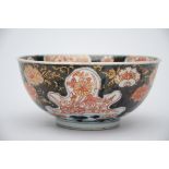 Bowl in Japanese porcelain 'Imari' (18x9cm)