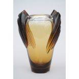 Lalique: vase in glass (32cm)