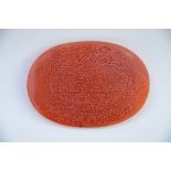 Plaque in agate with arabic inscriptions (8x5cm)
