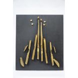 Arman: bronze sculpture (28/50) 'violins' (60x71cm)