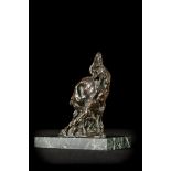 Domien Ingels: bronze statue 'ram' (15cm)