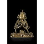 Bronze sculpture 'Vajradhara', Tibet or Nepal 17th century (16cm)