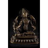 Nepalese statue in bronze 'bodhisattva' (9cm)