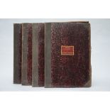 Four volumes: 'archives de la commission des monuments historiques' Paris (47x68cm)