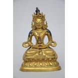 Chinese statue in gilt bronze 'Amitayus', 19th century (17cm)