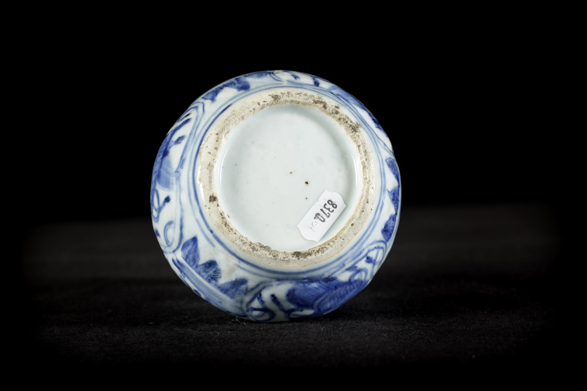 Double gourd vase in Chinese blue and white porcelain, Wanli period (23cm) - Image 3 of 3