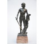 Franz Seifert: bronze sculpture "young warrior" (28cm)