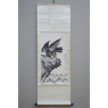 A Chinese scroll 'eagle' (50x98cm)