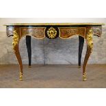 A large Napoleon III table with Boulle inlaywork (90x150x77cm)