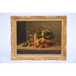 Janssens V. (1862): painting (o/c) 'still life' (35x26cm)