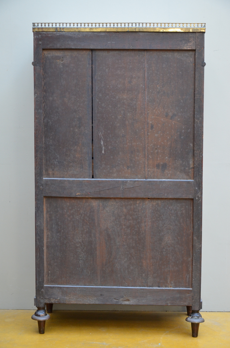 A Louis XVI style escritoire in mahogany (*) (137x75x36cm) - Image 4 of 4