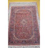 Lot: two small oriental carpets