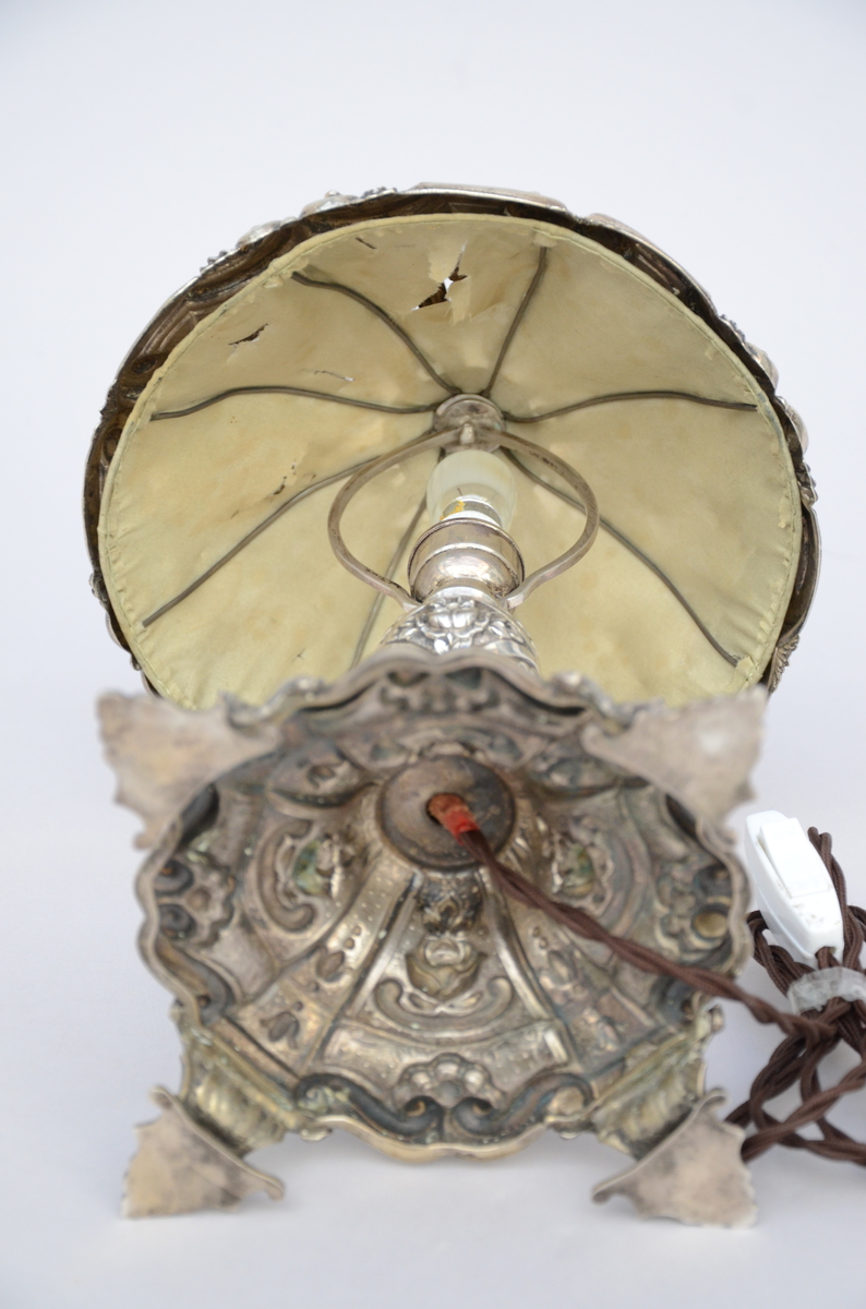 A Silver lamp, Louis-Philippe (29cm) - Image 2 of 3