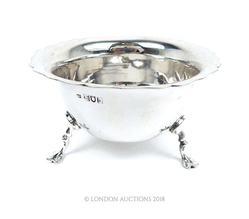 An Edwardian Sterling Silver Bowl.