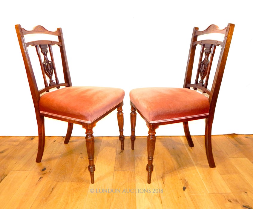 A set of six chairs. - Image 3 of 4