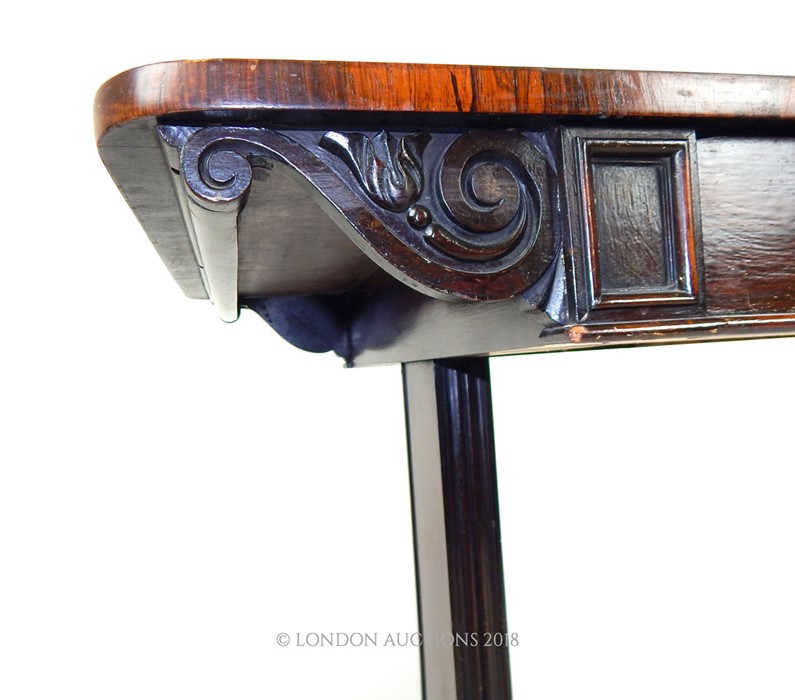 A Fine Regency Rosewood Sofa Table. - Image 4 of 4