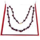 A Garnet Necklace.