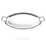 A Mexican Sterling Silver two handled tray.