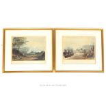 1822 Pair Of Prints Of Hastings Interest