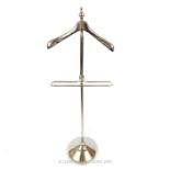 A Contemporary Chromium Plated Valet Stand.