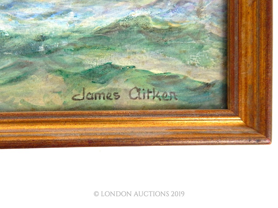 A Stiff Breeze Through The English Channel Signed James Clitken - Image 2 of 2