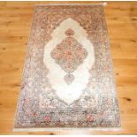 Antique silk Hereke Rug