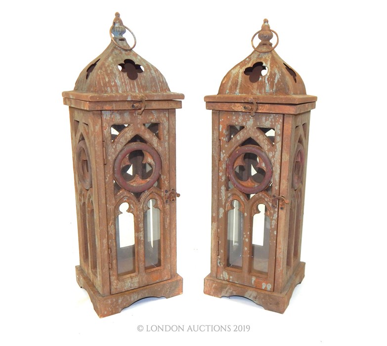 Two Gothic Style Lanterns.