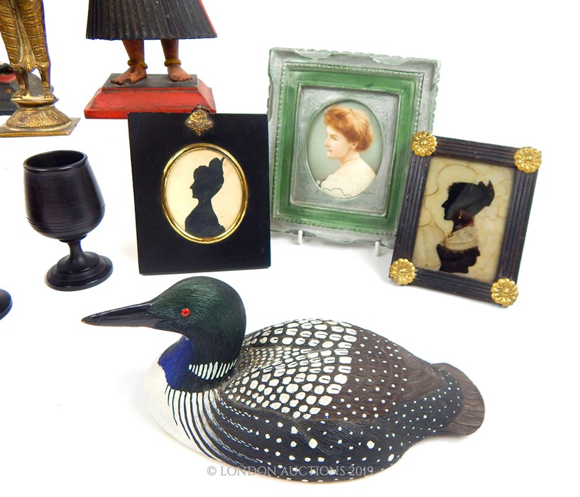 Large Lot Of Miniature Silhouettes, Cameras, Treen, Figures - Image 3 of 4