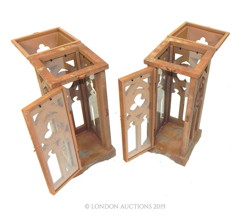 Two Gothic Style Lanterns. - Image 2 of 2