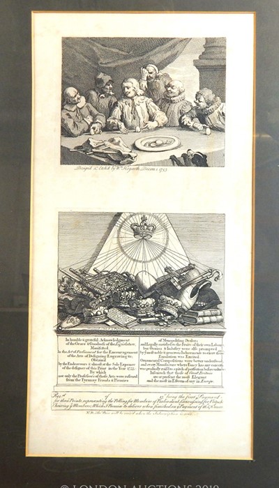 A set of three Hogarth Prints. - Image 3 of 4