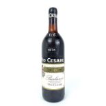 One Bottle Of Vintage Red WIne Barbaresco By Pio Cesare 1974