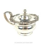 A George IV Sterling Silver Mustard Pot.