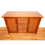 Rattan Side Cabinet.