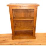 An Oak Open Front Bookcase.