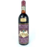 One Bottle Of Vintage Red WIne Brunello di Montalcino 1972