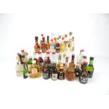 A Quantity of Miniature Bottles of Various Spirits.