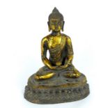 A Gilt Metal Buddha.