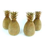 Four Decorative Pineapples.