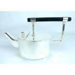 A Silver Plated Christopher Dresser Style Teapot.