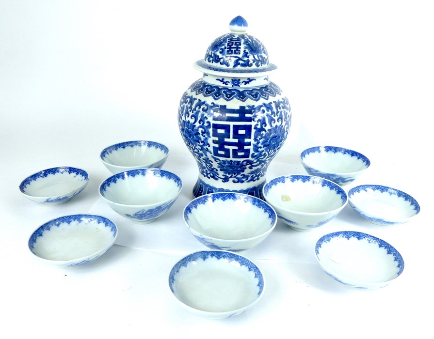 A Quantity of Chinese Blue and White Ceramic.