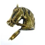 A Brass Vesta Case in The Form Of A Horse.