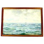 A Stiff Breeze Through The English Channel Signed James Aitken