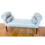 Double Chaise Lounge with Two Cushions.