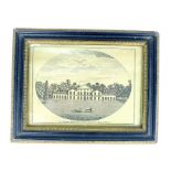 Small Framed Etching Of Kew Palace