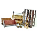 A Good Assortment of 19th and 20th Century Shelves, Bookends And Other Furniture