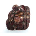 A Chinese Soapstone Seal in the form of a Buddha.