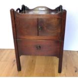 A Mid To Late VIctorian Commode Bedside Table