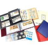 SIx Stamp Albums Of British Stamps