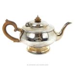A Sterling Silver Teapot Hallmarked London 1932