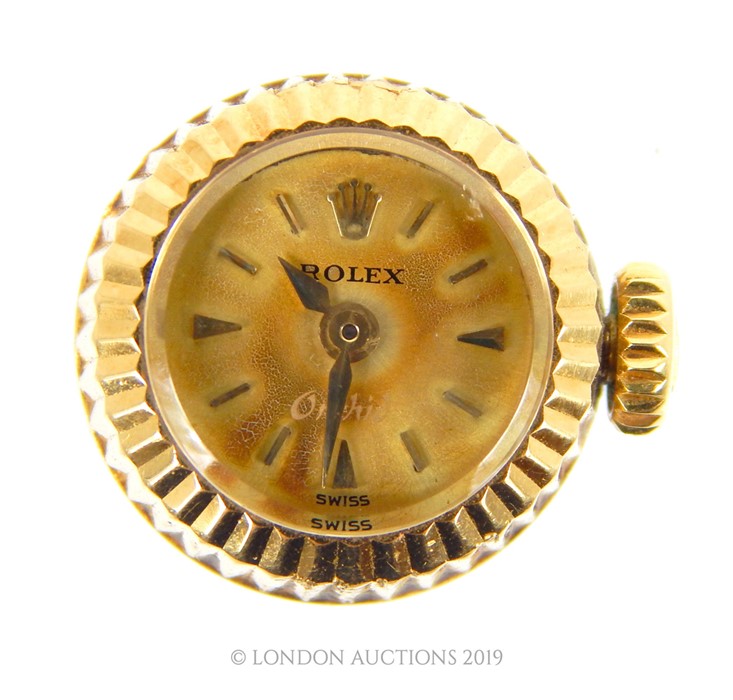 A Vintage Ladies 18 carat gold Rolex Orchid Cocktail Watch. - Image 2 of 3